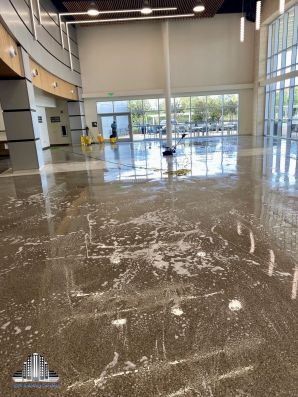 Before & After Commercial Floor Stripping & Waxing in Spring, TX (1)
